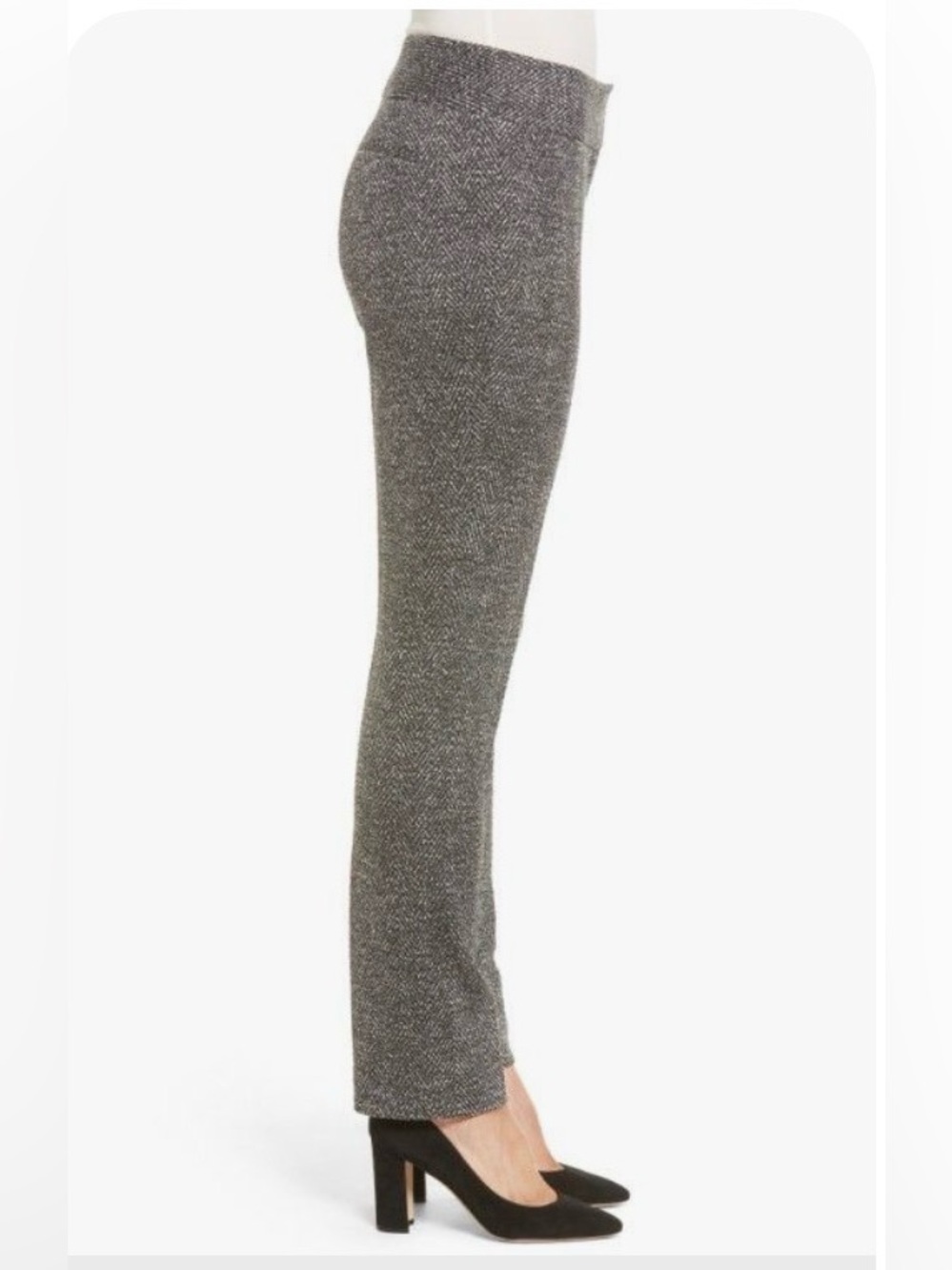Vince Camuto Herringbone cropped ankle pants- size8- soft & stretchy!